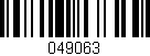 Código de barras (EAN, GTIN, SKU, ISBN): '049063'