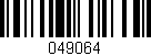 Código de barras (EAN, GTIN, SKU, ISBN): '049064'