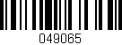 Código de barras (EAN, GTIN, SKU, ISBN): '049065'