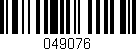 Código de barras (EAN, GTIN, SKU, ISBN): '049076'