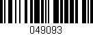 Código de barras (EAN, GTIN, SKU, ISBN): '049093'
