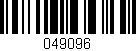 Código de barras (EAN, GTIN, SKU, ISBN): '049096'