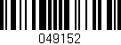 Código de barras (EAN, GTIN, SKU, ISBN): '049152'