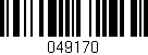 Código de barras (EAN, GTIN, SKU, ISBN): '049170'