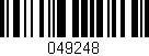 Código de barras (EAN, GTIN, SKU, ISBN): '049248'