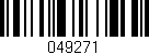 Código de barras (EAN, GTIN, SKU, ISBN): '049271'