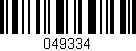 Código de barras (EAN, GTIN, SKU, ISBN): '049334'