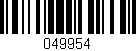 Código de barras (EAN, GTIN, SKU, ISBN): '049954'