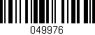 Código de barras (EAN, GTIN, SKU, ISBN): '049976'