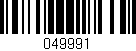 Código de barras (EAN, GTIN, SKU, ISBN): '049991'