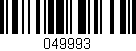 Código de barras (EAN, GTIN, SKU, ISBN): '049993'