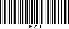 Código de barras (EAN, GTIN, SKU, ISBN): '05.229'