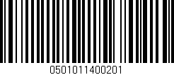 Código de barras (EAN, GTIN, SKU, ISBN): '0501011400201'