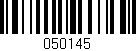 Código de barras (EAN, GTIN, SKU, ISBN): '050145'