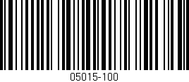 Código de barras (EAN, GTIN, SKU, ISBN): '05015-100'