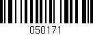 Código de barras (EAN, GTIN, SKU, ISBN): '050171'