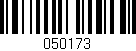 Código de barras (EAN, GTIN, SKU, ISBN): '050173'