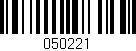 Código de barras (EAN, GTIN, SKU, ISBN): '050221'