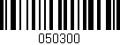 Código de barras (EAN, GTIN, SKU, ISBN): '050300'
