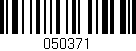 Código de barras (EAN, GTIN, SKU, ISBN): '050371'