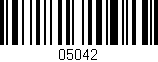 Código de barras (EAN, GTIN, SKU, ISBN): '05042'
