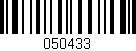 Código de barras (EAN, GTIN, SKU, ISBN): '050433'