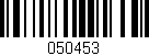 Código de barras (EAN, GTIN, SKU, ISBN): '050453'