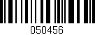 Código de barras (EAN, GTIN, SKU, ISBN): '050456'
