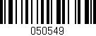 Código de barras (EAN, GTIN, SKU, ISBN): '050549'