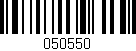 Código de barras (EAN, GTIN, SKU, ISBN): '050550'