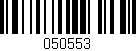 Código de barras (EAN, GTIN, SKU, ISBN): '050553'