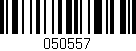 Código de barras (EAN, GTIN, SKU, ISBN): '050557'