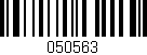 Código de barras (EAN, GTIN, SKU, ISBN): '050563'