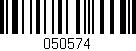 Código de barras (EAN, GTIN, SKU, ISBN): '050574'