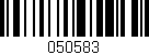 Código de barras (EAN, GTIN, SKU, ISBN): '050583'