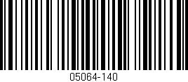 Código de barras (EAN, GTIN, SKU, ISBN): '05064-140'