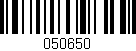 Código de barras (EAN, GTIN, SKU, ISBN): '050650'