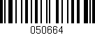 Código de barras (EAN, GTIN, SKU, ISBN): '050664'