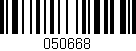 Código de barras (EAN, GTIN, SKU, ISBN): '050668'
