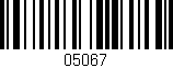 Código de barras (EAN, GTIN, SKU, ISBN): '05067'