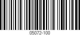 Código de barras (EAN, GTIN, SKU, ISBN): '05072-100'