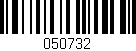 Código de barras (EAN, GTIN, SKU, ISBN): '050732'