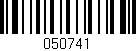Código de barras (EAN, GTIN, SKU, ISBN): '050741'