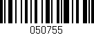 Código de barras (EAN, GTIN, SKU, ISBN): '050755'