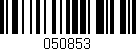 Código de barras (EAN, GTIN, SKU, ISBN): '050853'