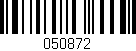 Código de barras (EAN, GTIN, SKU, ISBN): '050872'