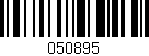 Código de barras (EAN, GTIN, SKU, ISBN): '050895'