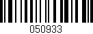 Código de barras (EAN, GTIN, SKU, ISBN): '050933'