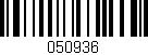 Código de barras (EAN, GTIN, SKU, ISBN): '050936'