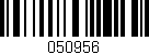 Código de barras (EAN, GTIN, SKU, ISBN): '050956'
